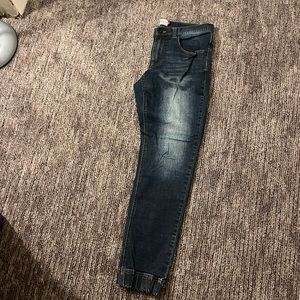 Jean joggers
